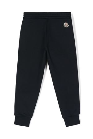 pantalone in cotone blu MONCLER KIDS | 8H00004809AG778